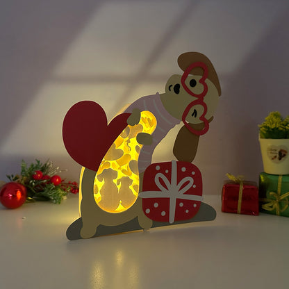 Dog – 3D Box SVG File for Cricut & Silhouette