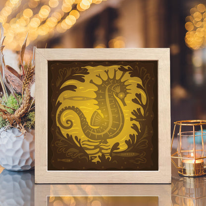 Seahorse 2 – 3D Lightbox SVG File for Cricut & Silhouette