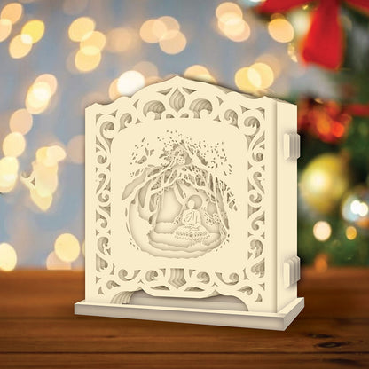Buddha 1 – 3D Pop-Up Card SVG File for Cricut & Silhouette