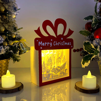 Christmas Village – 3D Box SVG File for Cricut & Silhouette