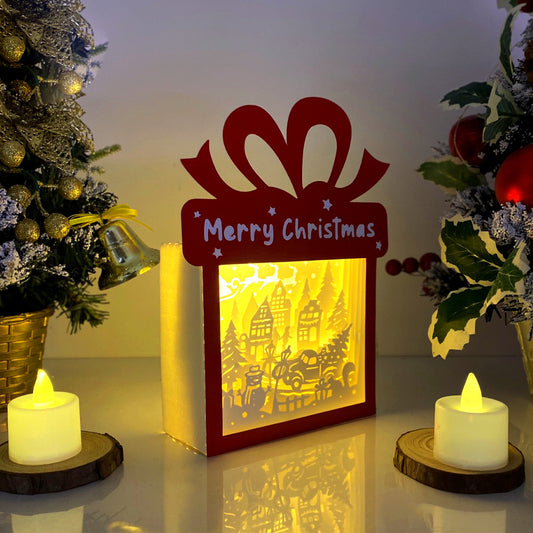 Christmas Village – 3D Box SVG File for Cricut & Silhouette