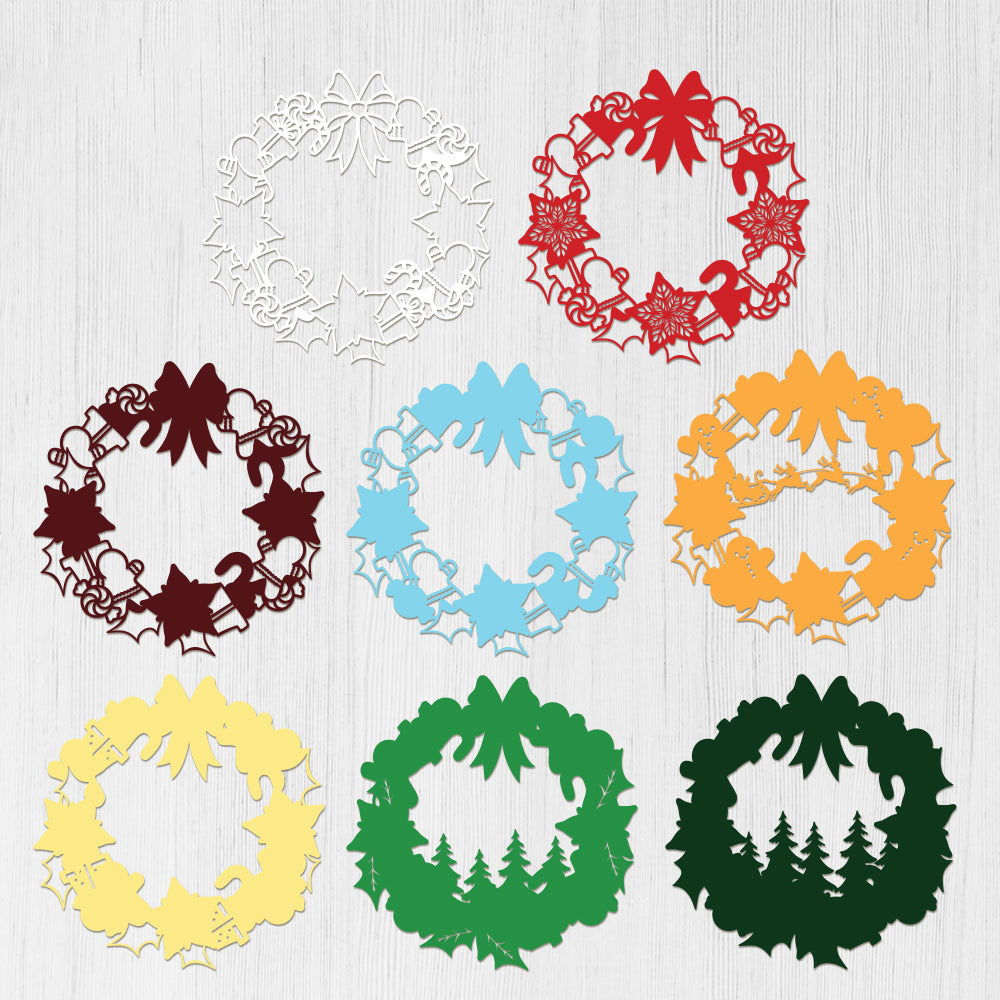 Christmas - 3D Layered Christmas - Cricut File - VEKTOR KRAFT