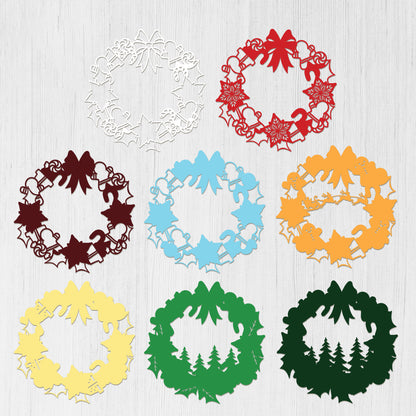 Christmas - 3D Layered Christmas - Cricut File - VEKTOR KRAFT