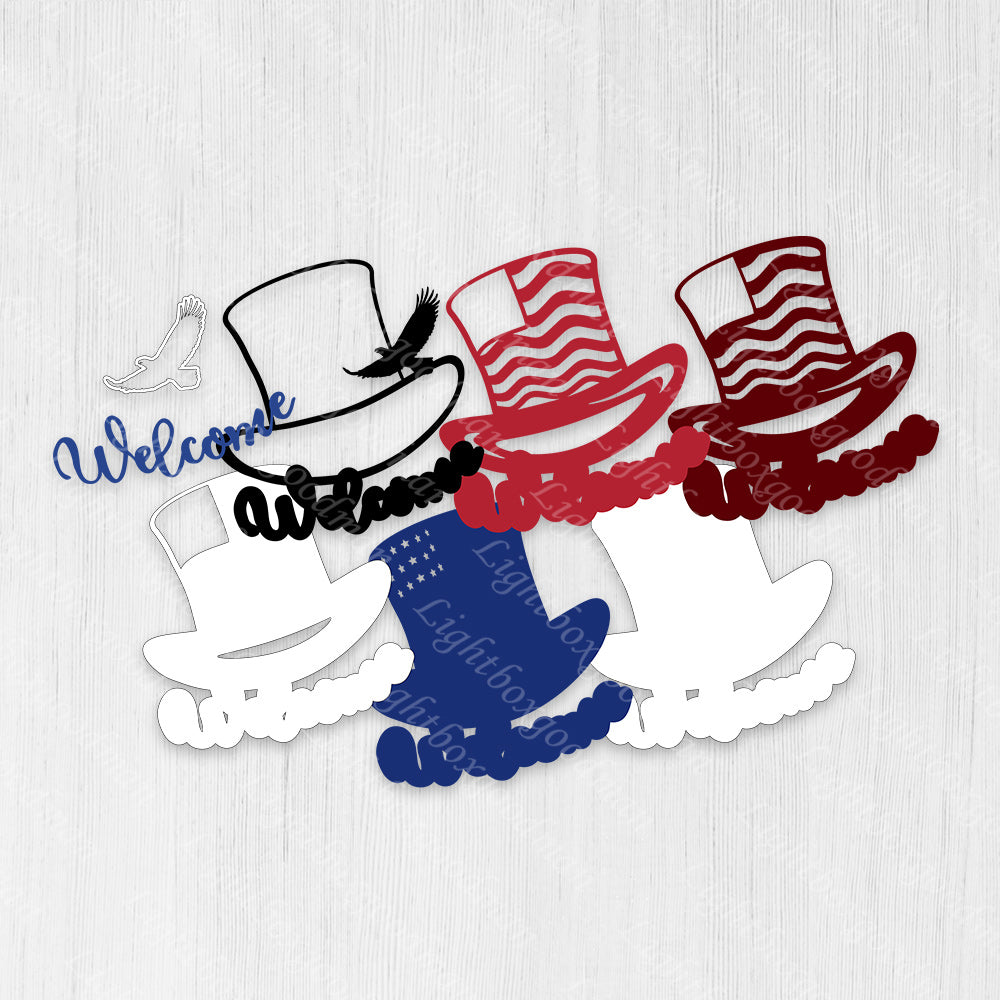 4th Of July 1 - 3D Layered - Cricut File - VEKTOR KRAFT