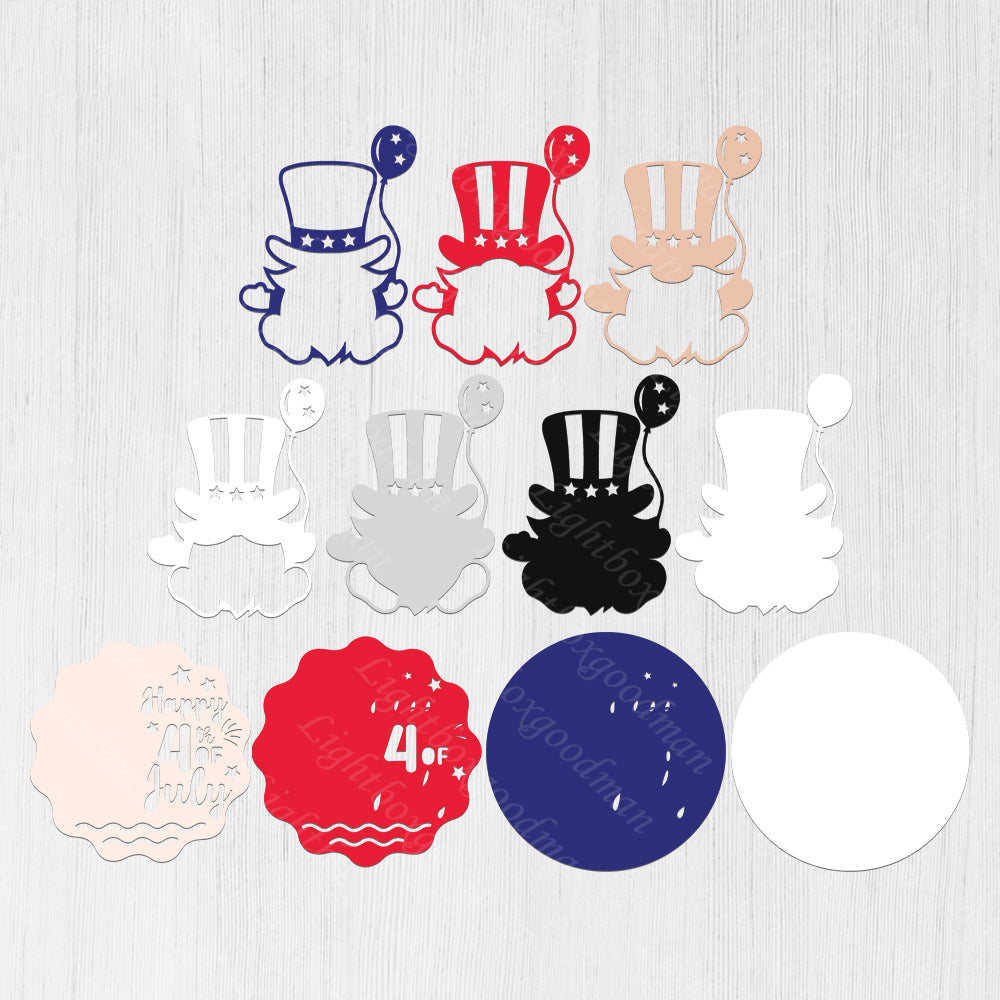 4th Of July 3 - 3D Layered - Cricut File - VEKTOR KRAFT