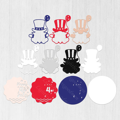 4th Of July 3 - 3D Layered - Cricut File - VEKTOR KRAFT