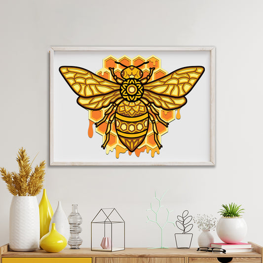 Bee - 3D Layered - Cricut File - VEKTOR KRAFT