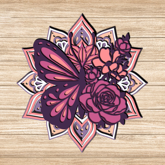 Butterfly - 3D Layered - Cricut File - VEKTOR KRAFT