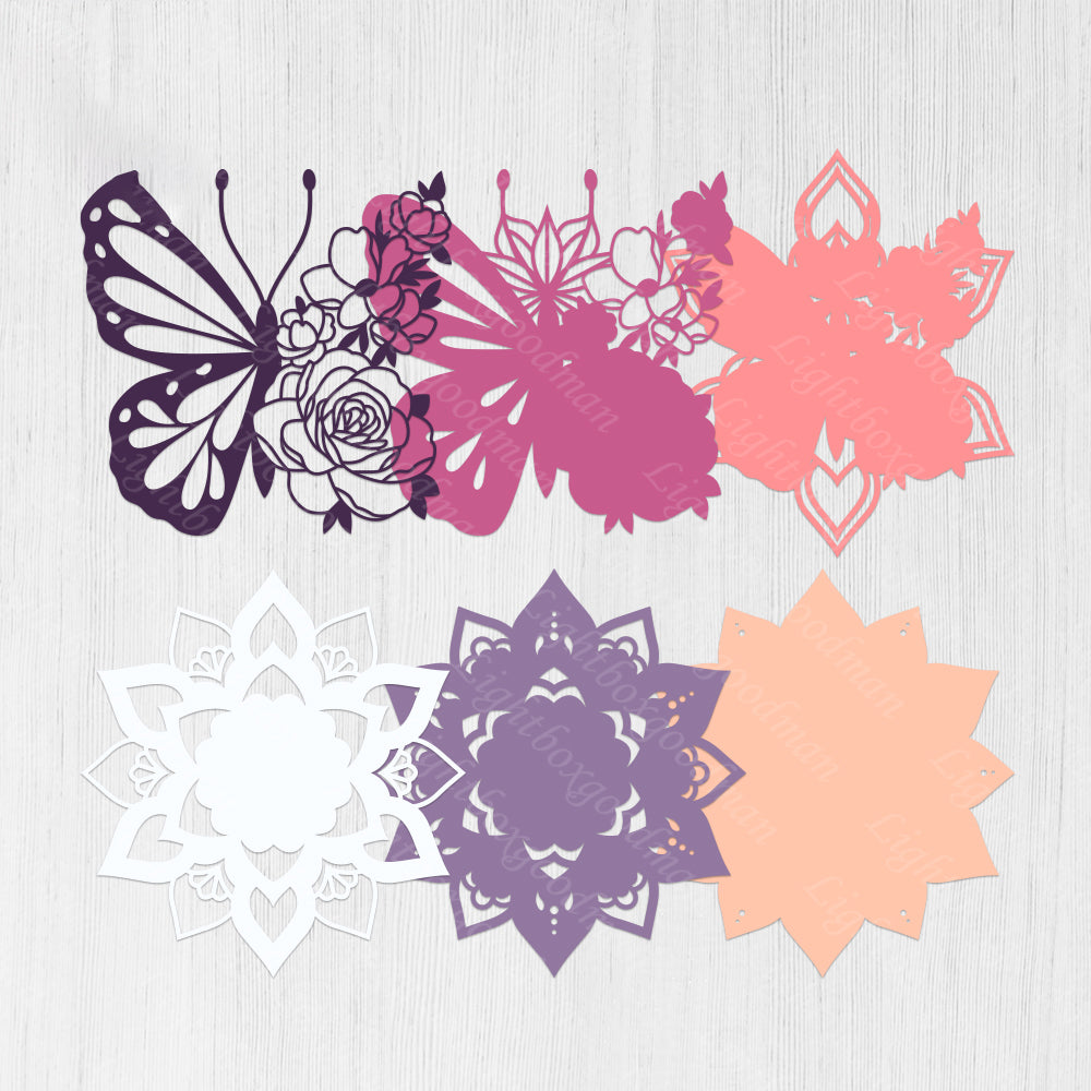 Butterfly - 3D Layered - Cricut File - VEKTOR KRAFT