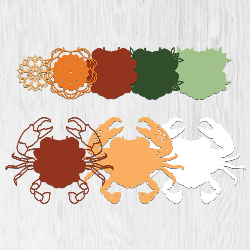 Crab - 3D Layered - Cricut File - VEKTOR KRAFT