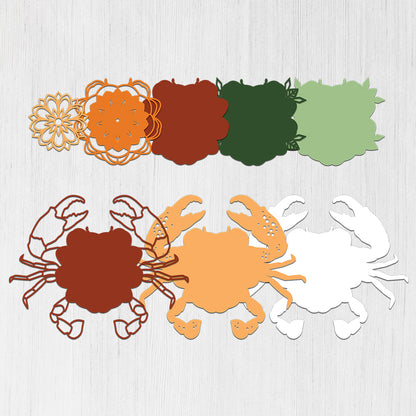 Crab - 3D Layered - Cricut File - VEKTOR KRAFT