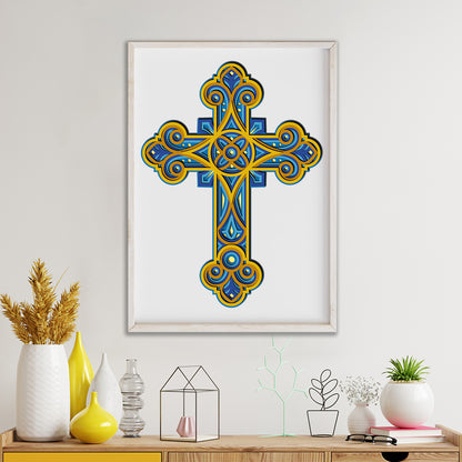 Cross - 3D Layered Christmas - Cricut File - VEKTOR KRAFT