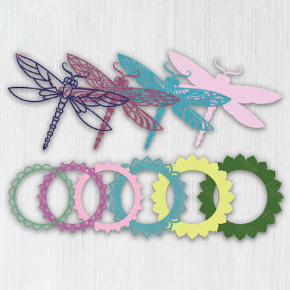 Dragonfly - 3D Layered - Cricut File - VEKTOR KRAFT