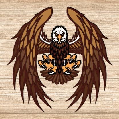 Eagle 2 - 3D Layered - Cricut File - VEKTOR KRAFT