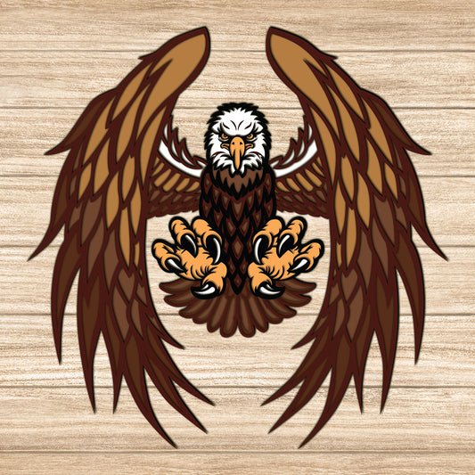 Eagle 2 - 3D Layered - Cricut File - VEKTOR KRAFT