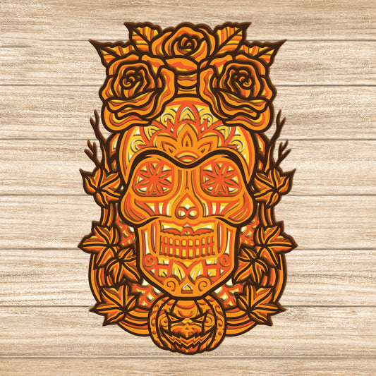 Halloween 1 - 3D Layered Halloween - Cricut File - VEKTOR KRAFT