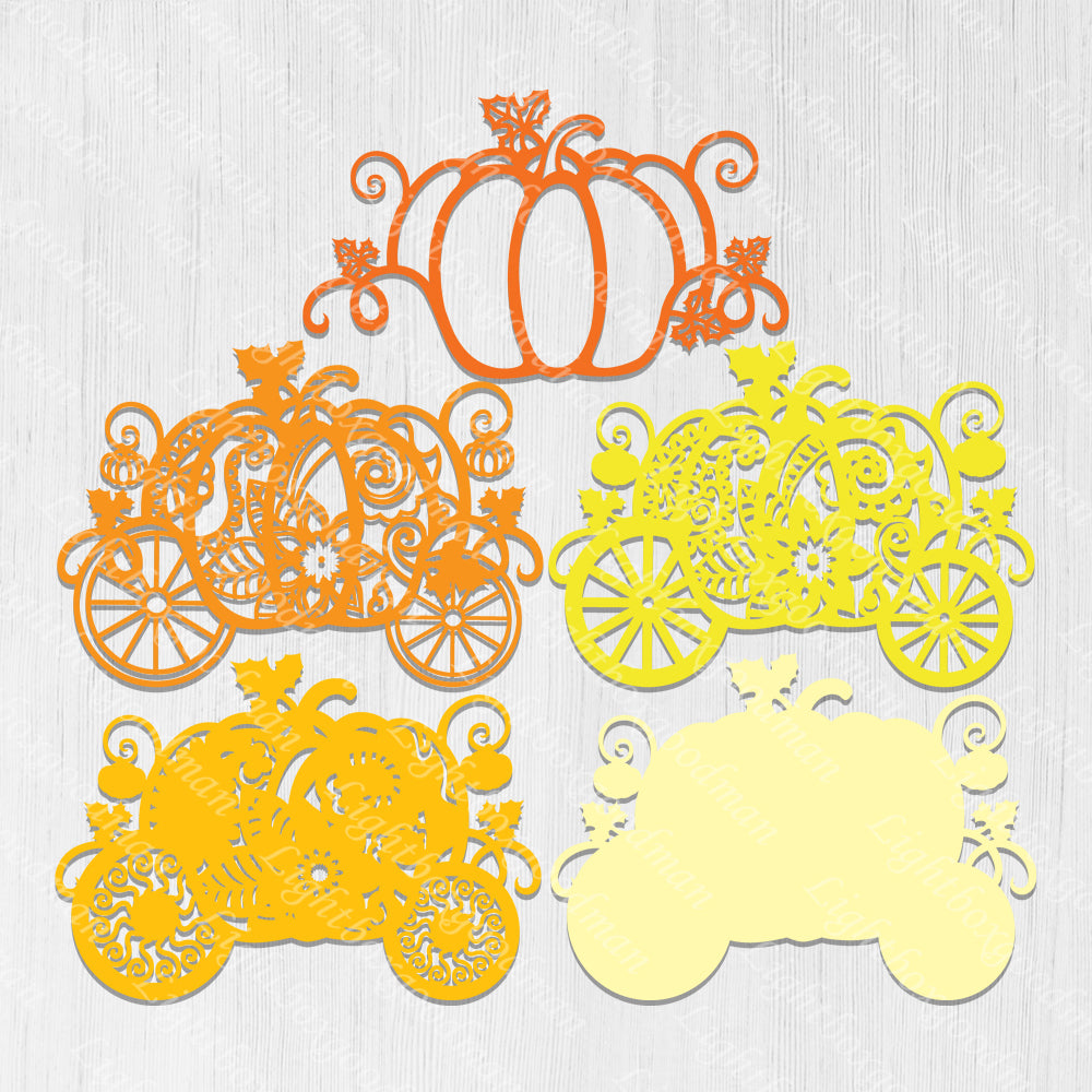 Halloween 2 - 3D Layered Halloween - Cricut File - VEKTOR KRAFT