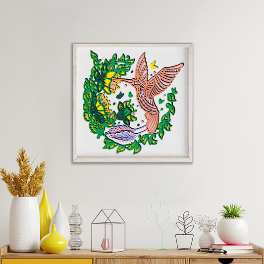 Hummingbird - 3D Layered - Cricut File - VEKTOR KRAFT