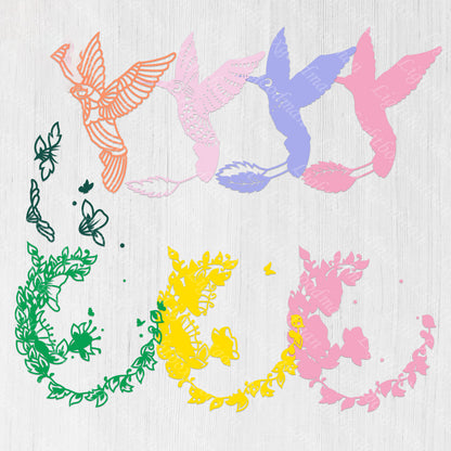 Hummingbird - 3D Layered - Cricut File - VEKTOR KRAFT