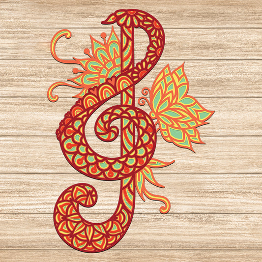 Musical Note - 3D Layered - Cricut File - VEKTOR KRAFT
