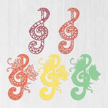 Musical Note - 3D Layered - Cricut File - VEKTOR KRAFT