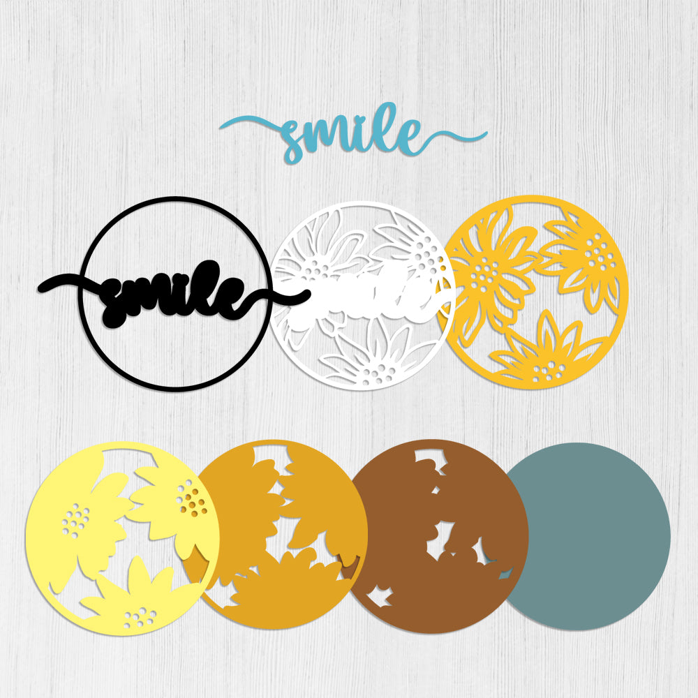 Smile - 3D Layered - Cricut File - VEKTOR KRAFT