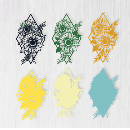 Sunflower 2 - 3D Layered - Cricut File - VEKTOR KRAFT