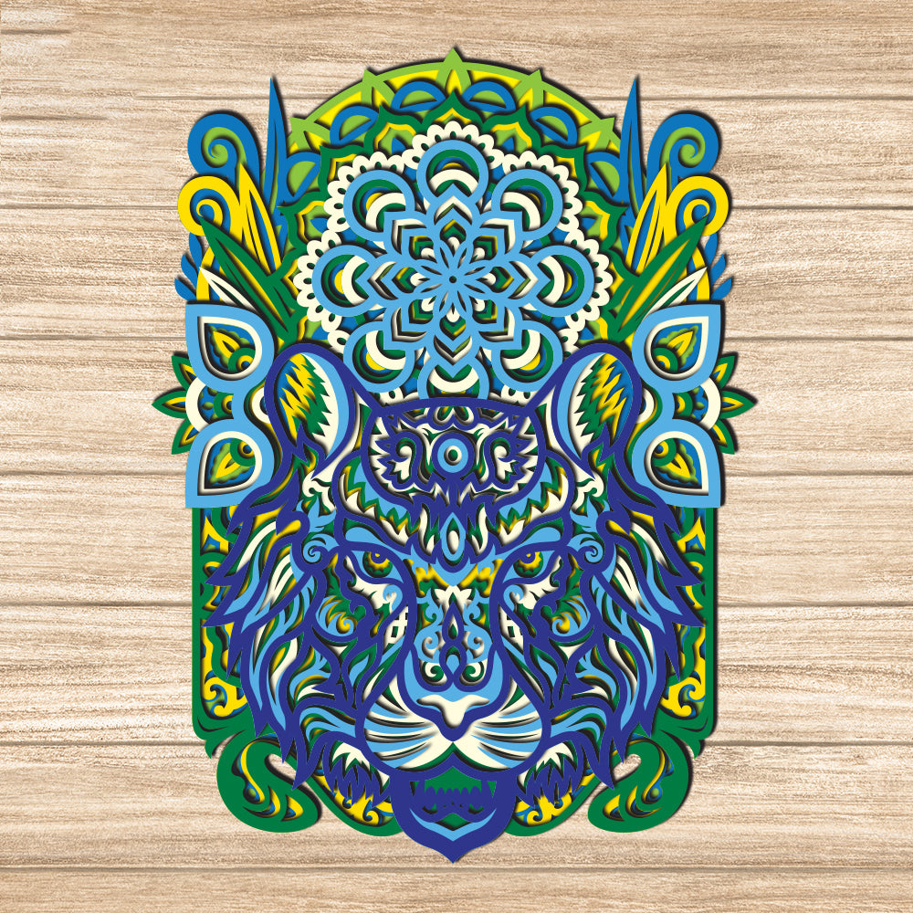 Tiger - 3D Layered - Cricut File - VEKTOR KRAFT