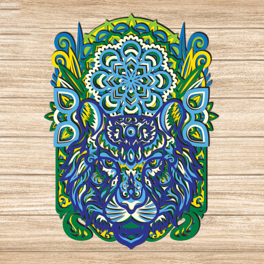Tiger - 3D Layered - Cricut File - VEKTOR KRAFT