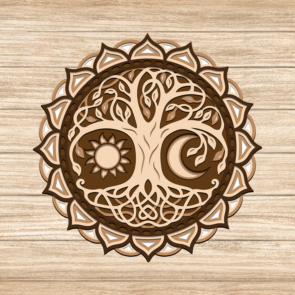 Tree Of Life - 3D Layered - Cricut File - VEKTOR KRAFT