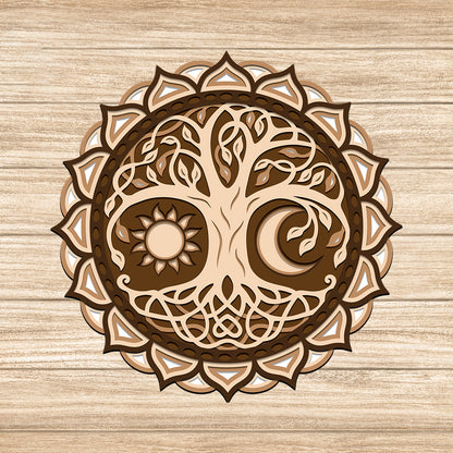 Tree Of Life - 3D Layered - Cricut File - VEKTOR KRAFT