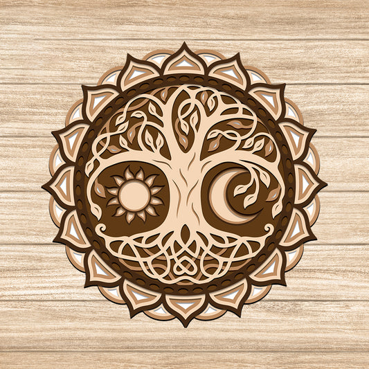 Tree Of Life - 3D Layered - Cricut File - VEKTOR KRAFT