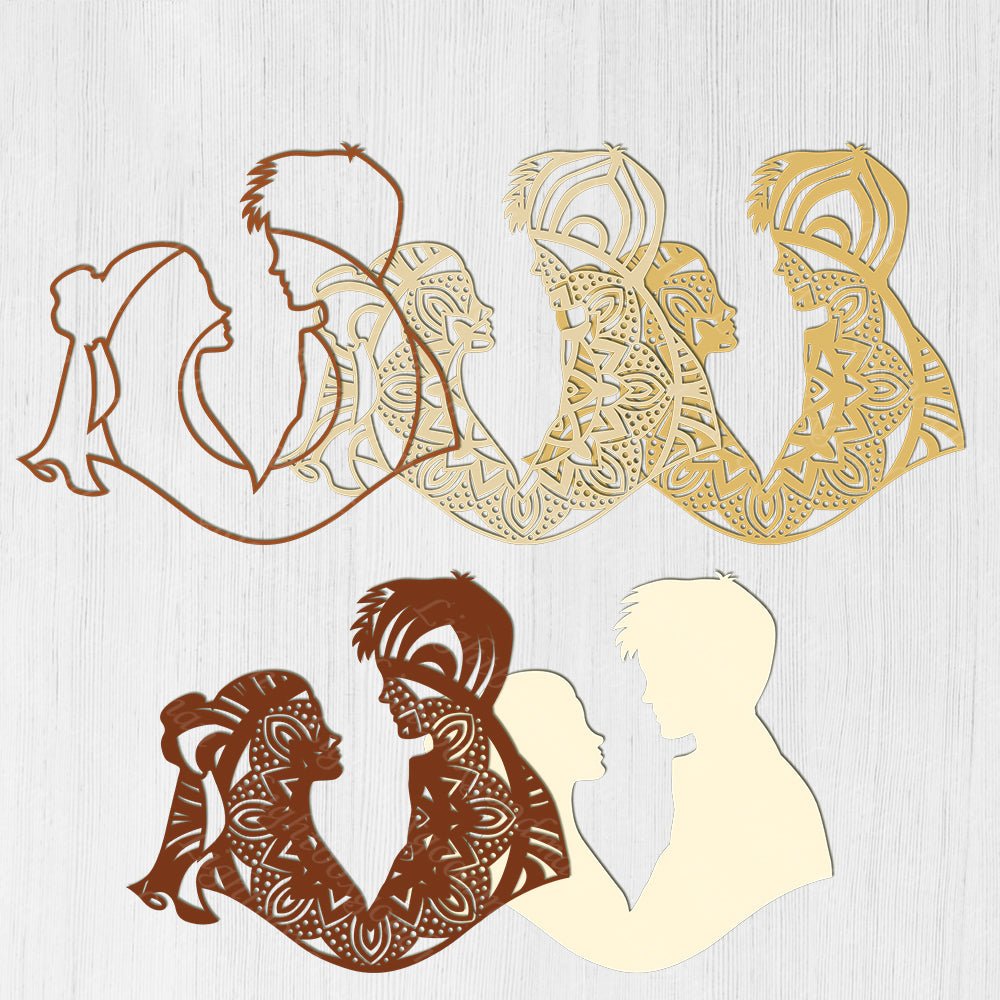 Wedding - 3D Layered - Cricut File - VEKTOR KRAFT