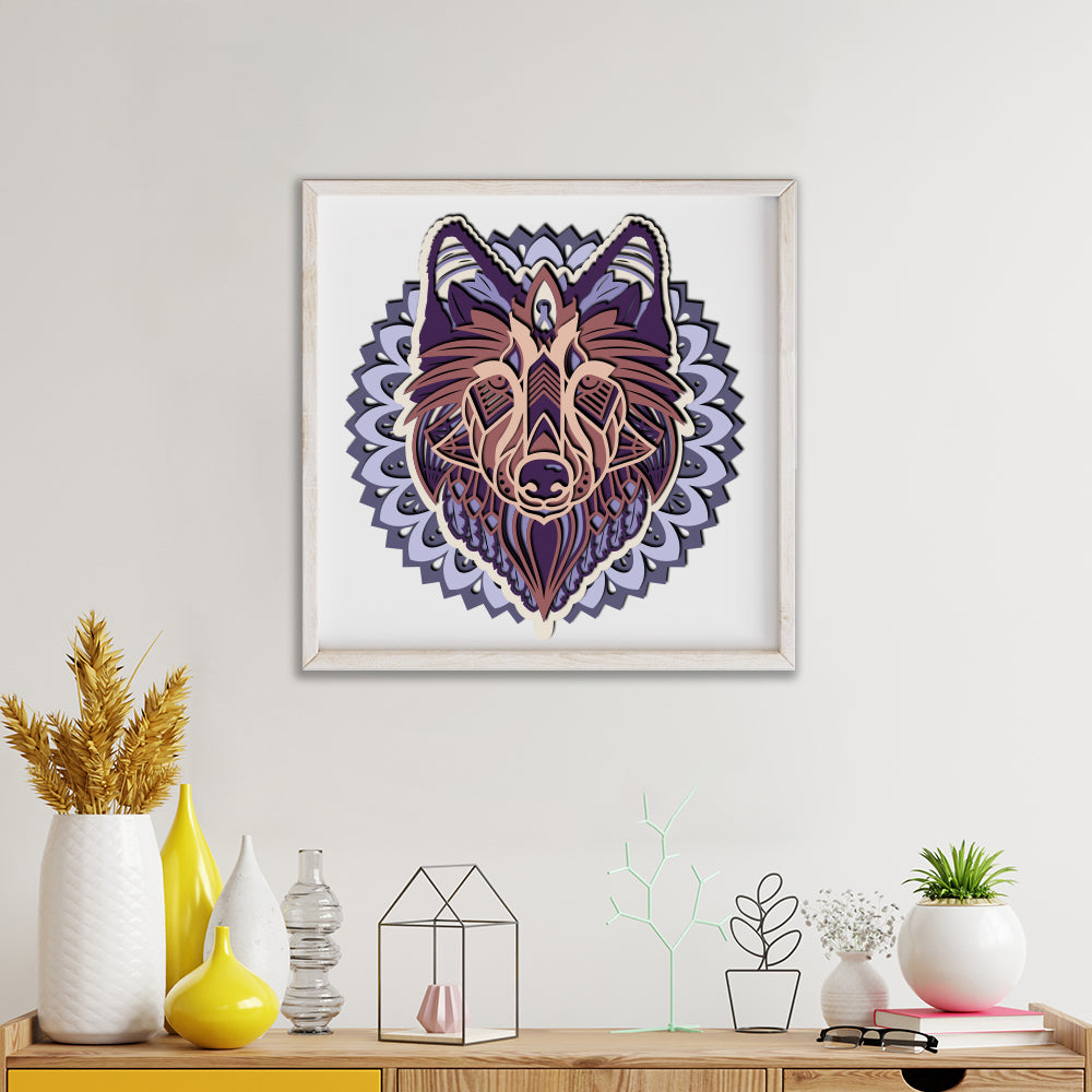 Wolf - 3D Layered - Cricut File - VEKTOR KRAFT