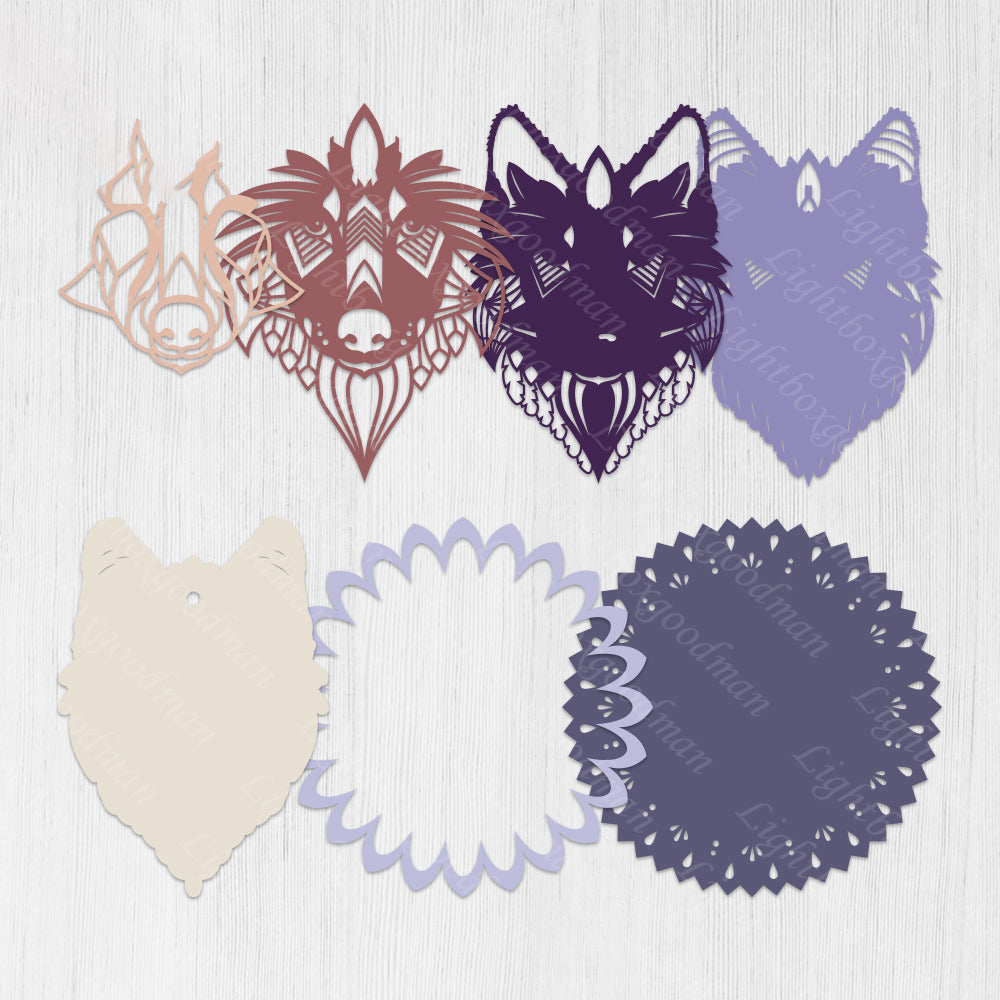 Wolf - 3D Layered - Cricut File - VEKTOR KRAFT