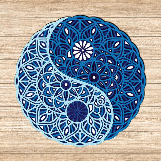 Yin Yang - 3D Layered - Cricut File - VEKTOR KRAFT