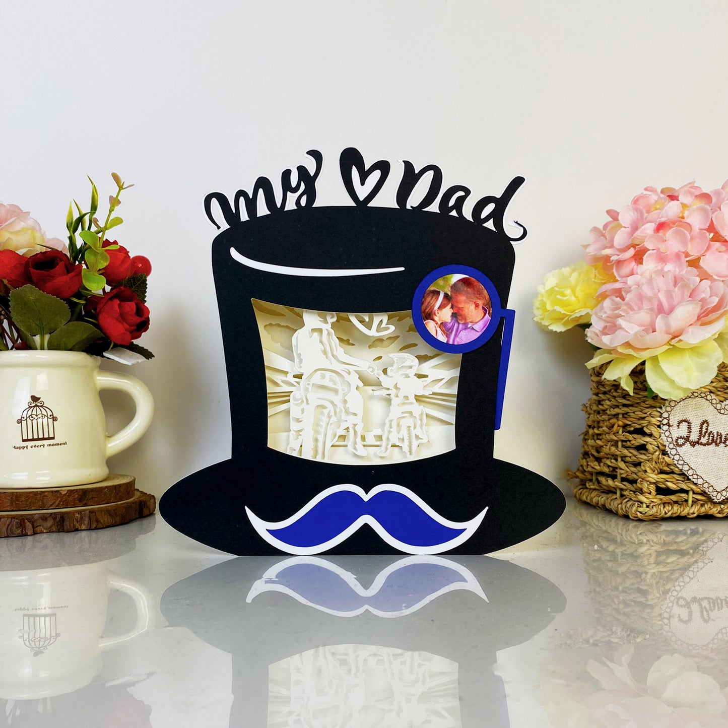 Father And Son – 3D Box SVG File for Cricut & Silhouette