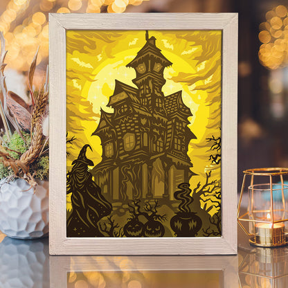 Haunted Castle 2 – 3D Lightbox SVG File for Cricut & Silhouette