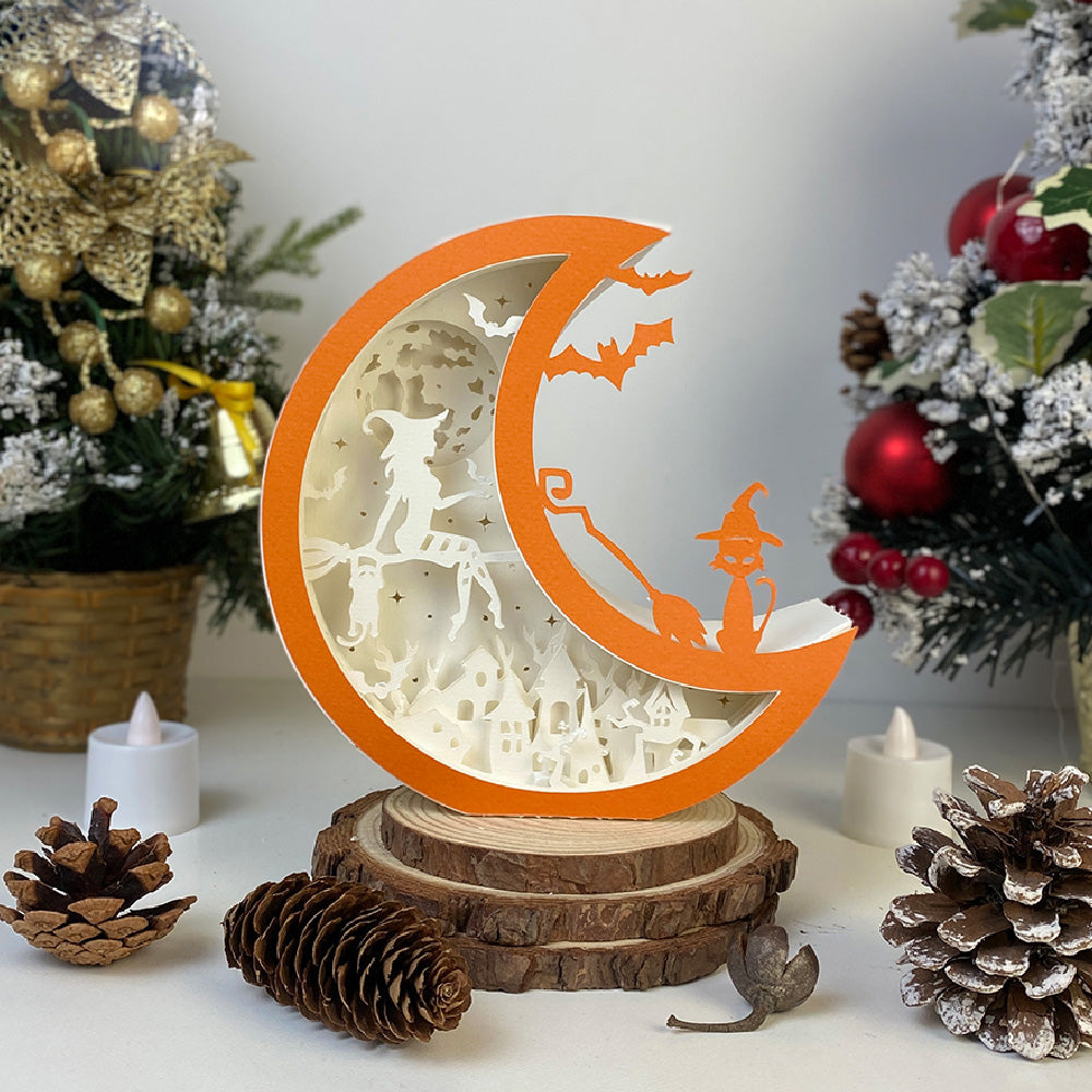 Witch – 3D Box SVG File for Cricut & Silhouette