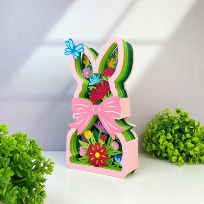 Easter Bunny – 3D Pop-Up Card SVG File for Cricut & Silhouette