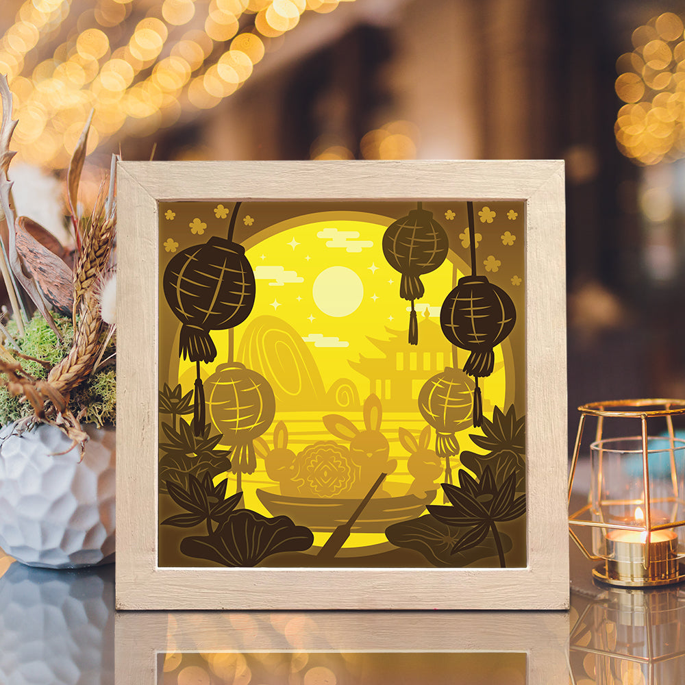 Autumn Festival 2 – 3D Lightbox SVG File for Cricut & Silhouette