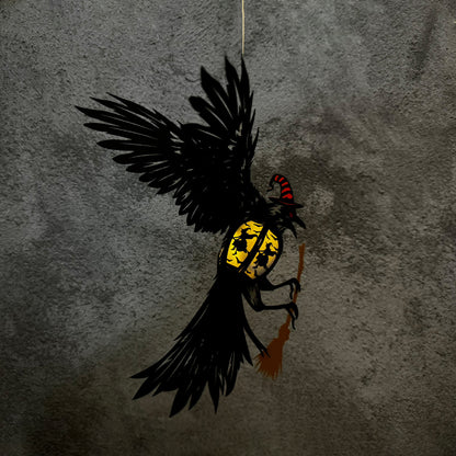 Raven – 3D Lantern SVG File for Cricut & Silhouette