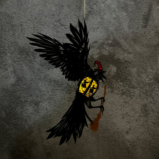 Raven - 3D Animal Lantern File  - Cricut File  - VEKTOR KRAFT