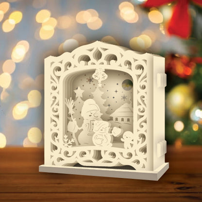 Snowman – 3D Pop-Up Card SVG File for Cricut & Silhouette