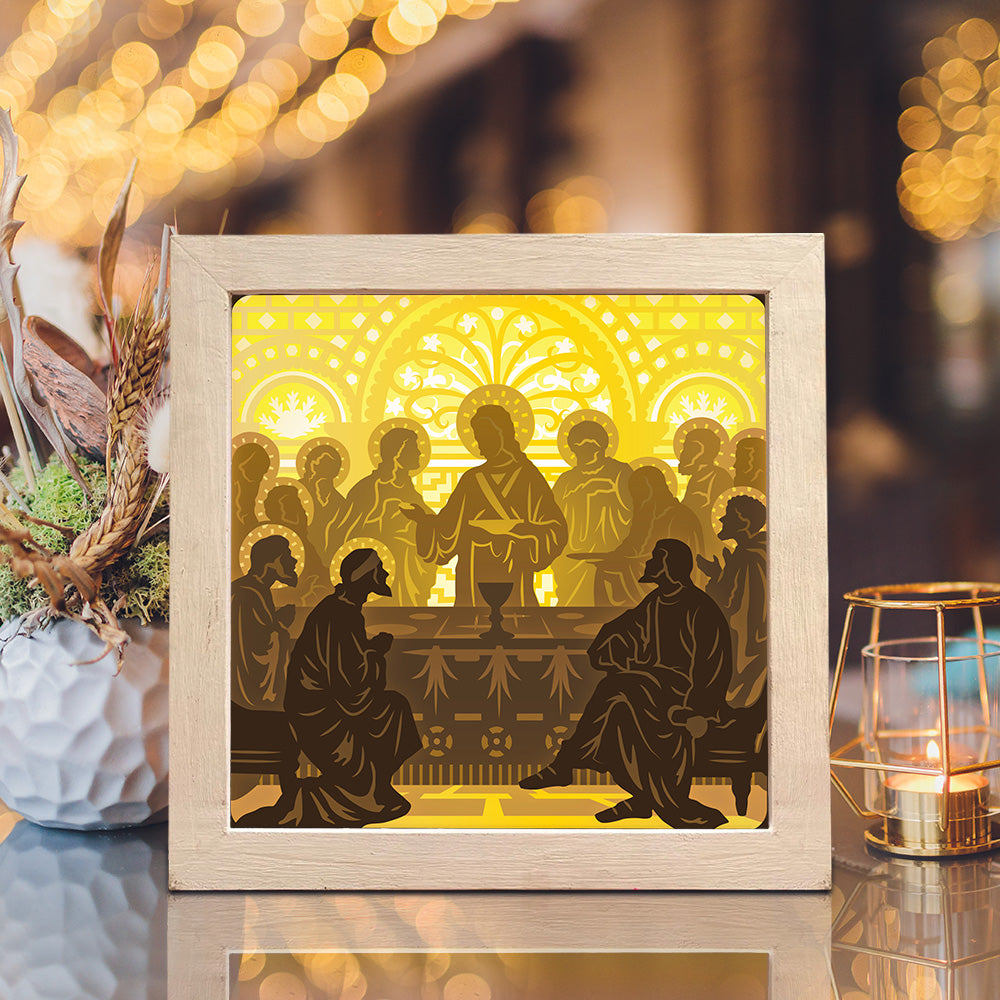 Eucharist – 3D Lightbox SVG File for Cricut & Silhouette