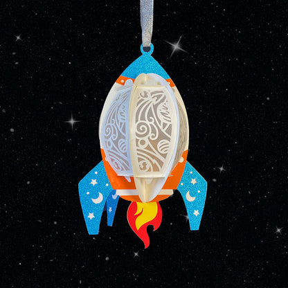 Rocket – 3D Lantern SVG File for Cricut & Silhouette