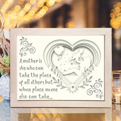 Happy Mother's Day 1 – 3D Lightbox SVG File for Cricut & Silhouette