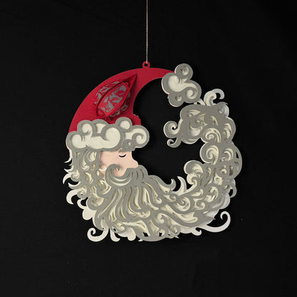 Santa Claus 2 - 3D Christmas Lantern File - Cricut File  - VEKTOR KRAFT
