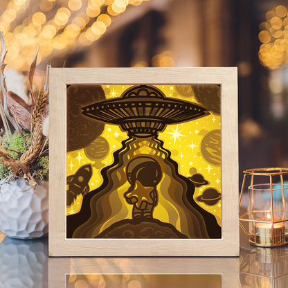 Universe – 3D Lightbox SVG File for Cricut & Silhouette