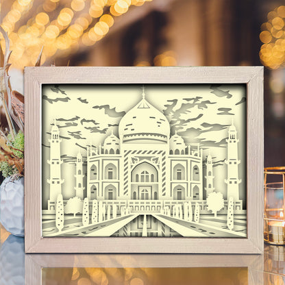 Taj Mahal – 3D Lightbox SVG File for Cricut & Silhouette